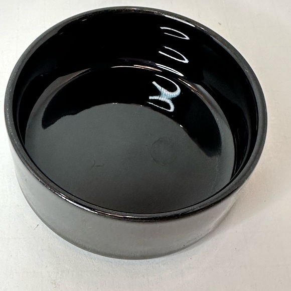 Vintage Black Round Trinket Dish with Floral Lid Gold Trim Japan - Picture 3 of 4